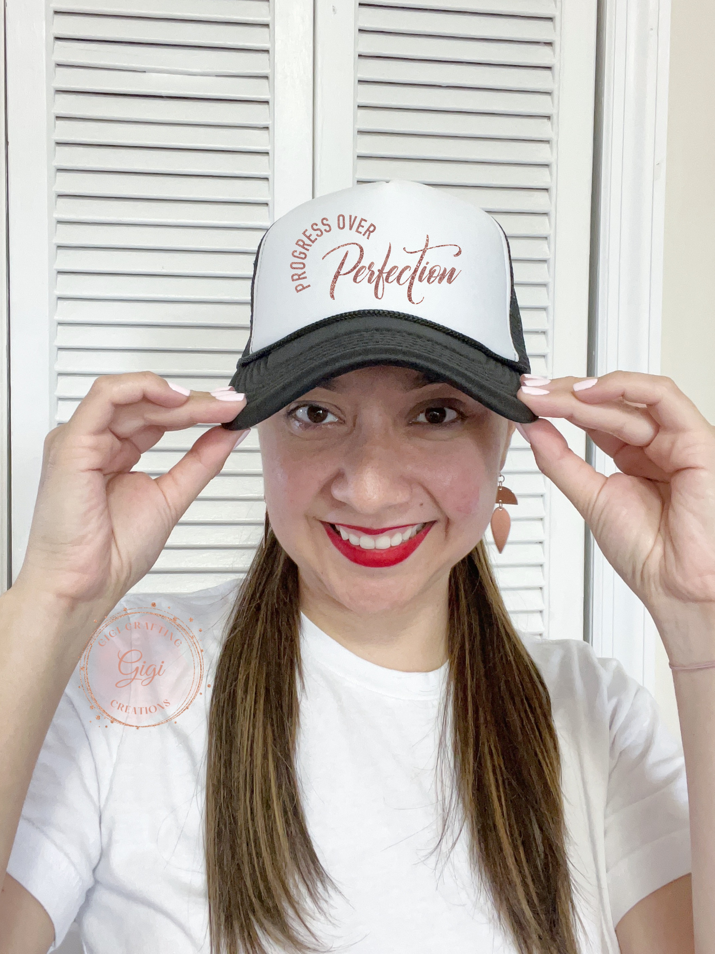 Progress Over Perfection Trucker Hat