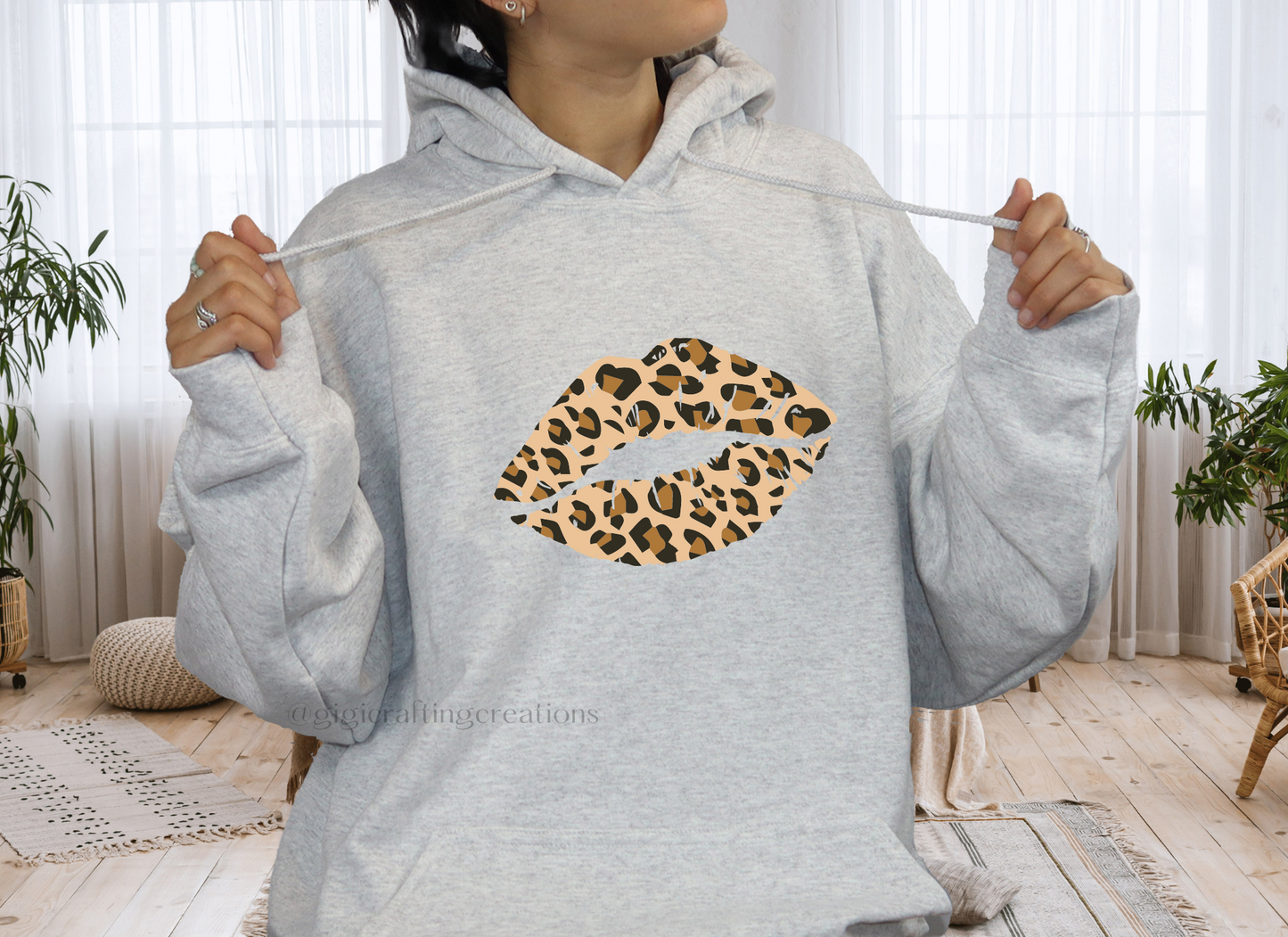 Leopard Lips Halloween Hoodie