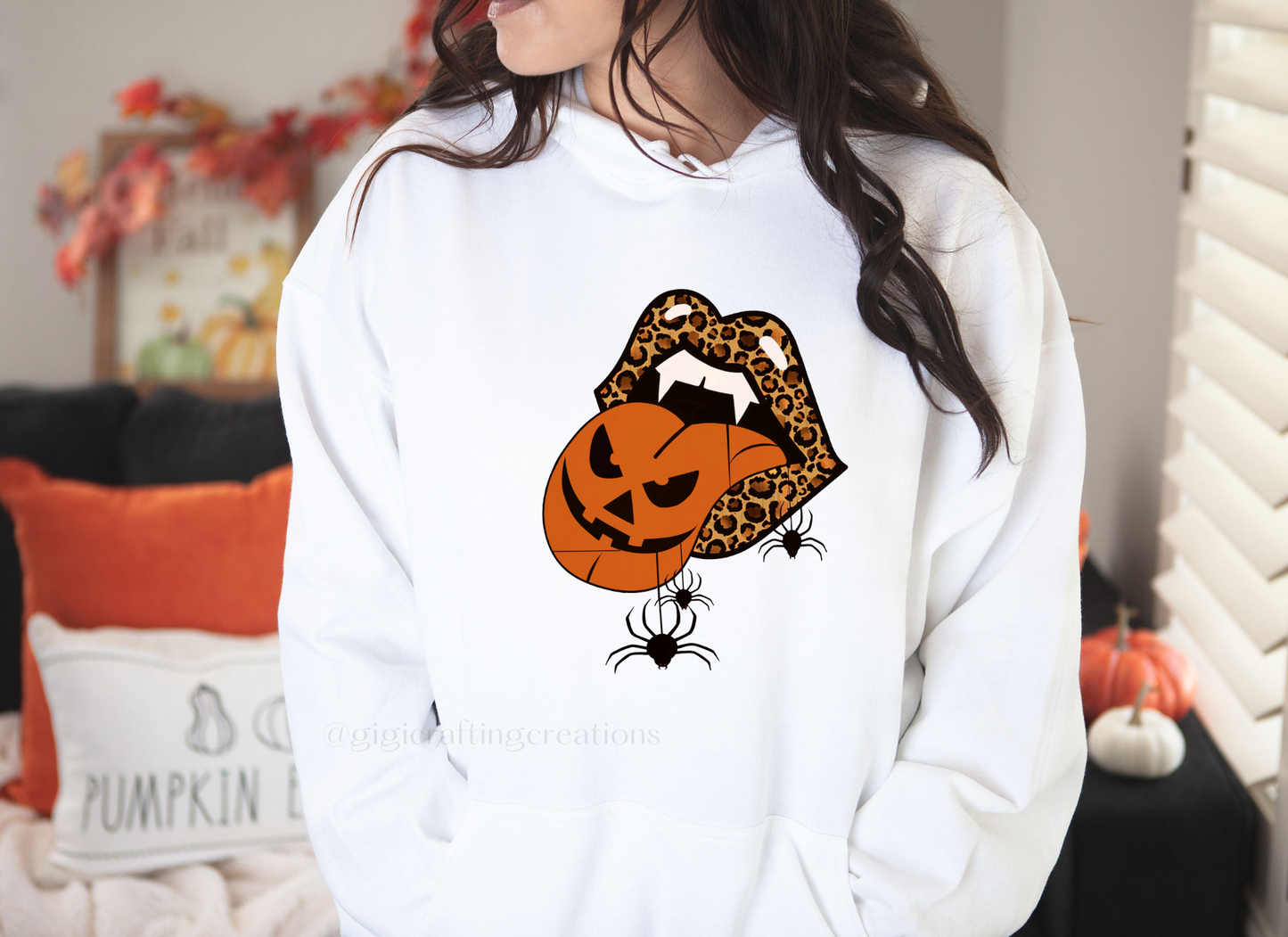 Leopard Tongue Halloween Hoodie