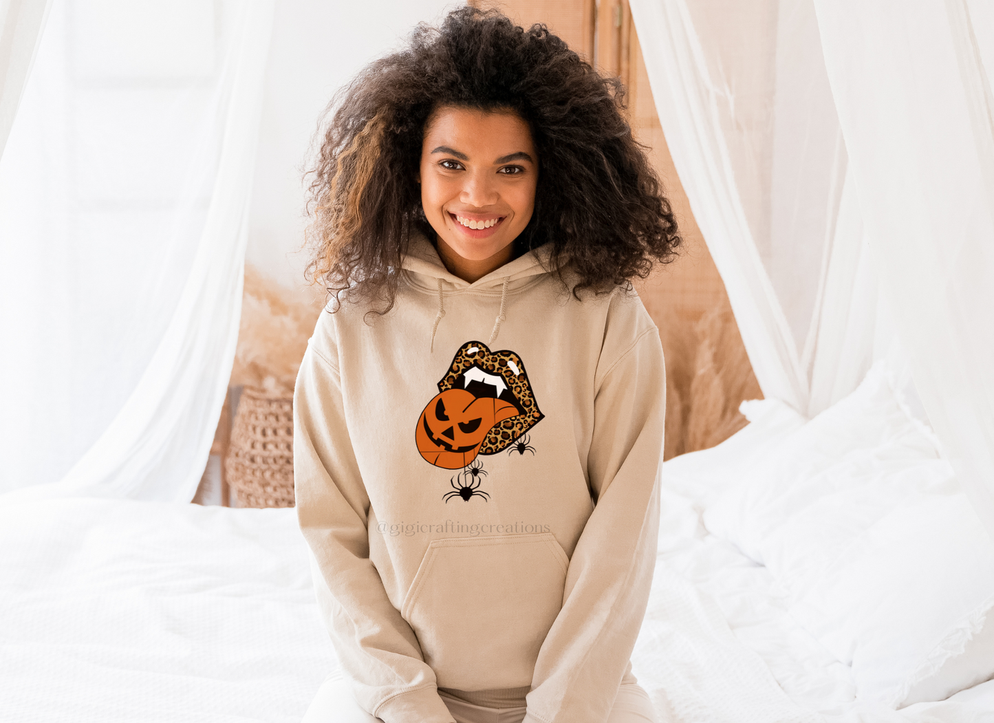 Leopard Tongue Halloween Hoodie