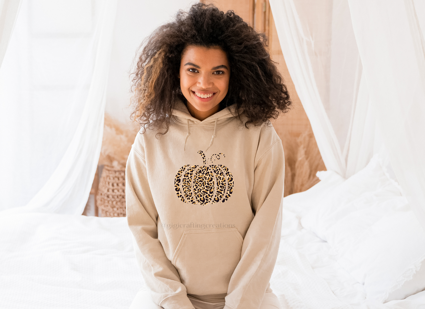 Leopard Pumpkin Hoodie