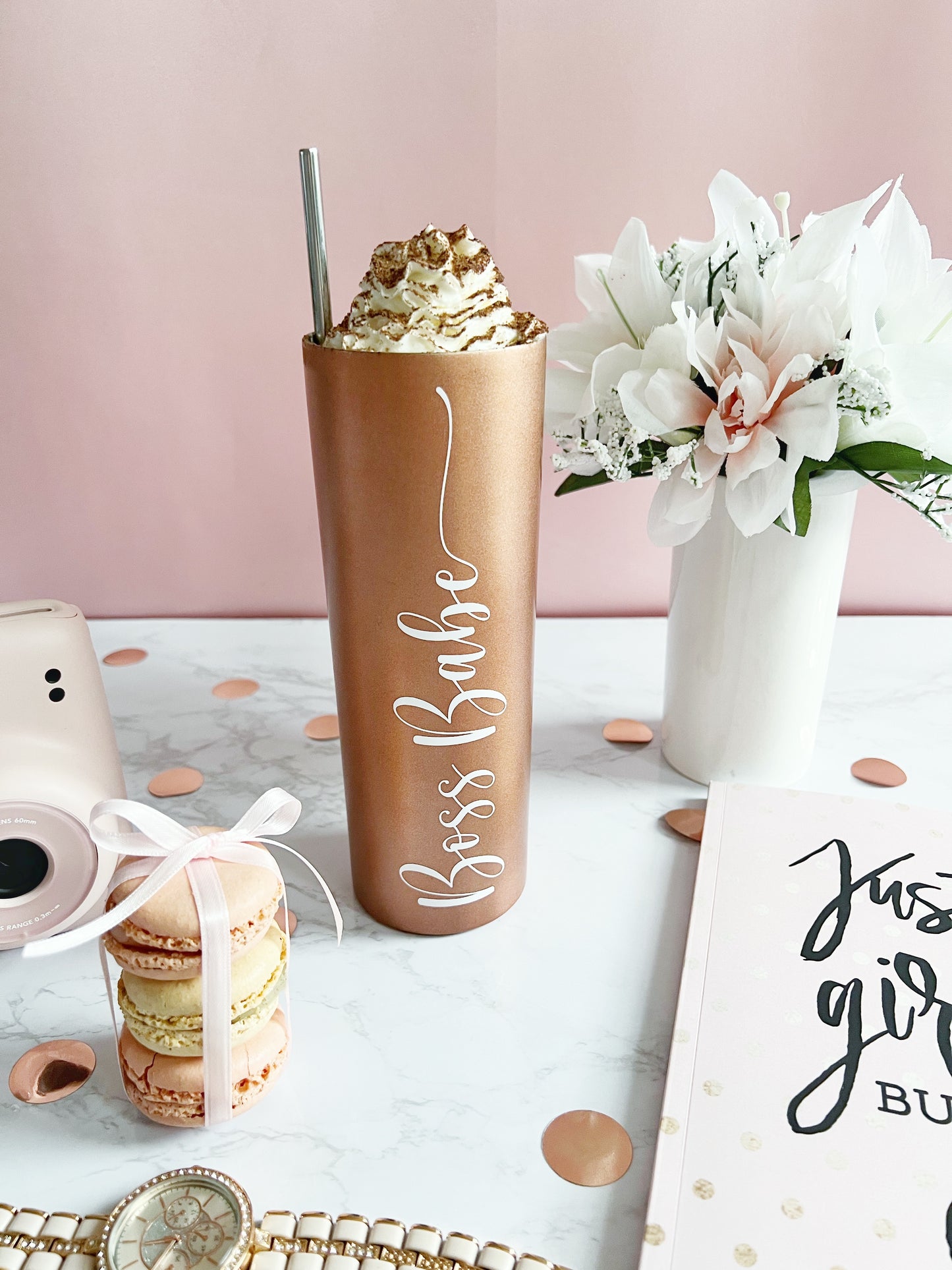 Boss Babe Skinny Tumbler
