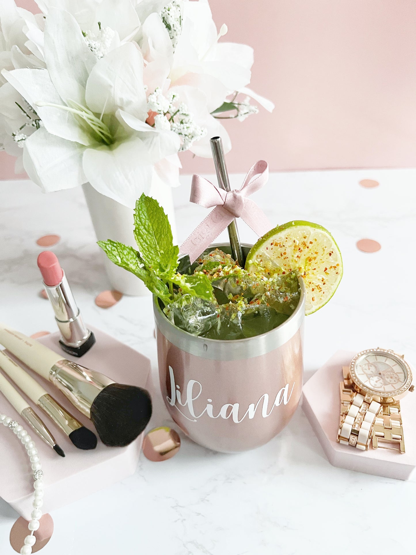 Cute Personalized Wine Tumbler