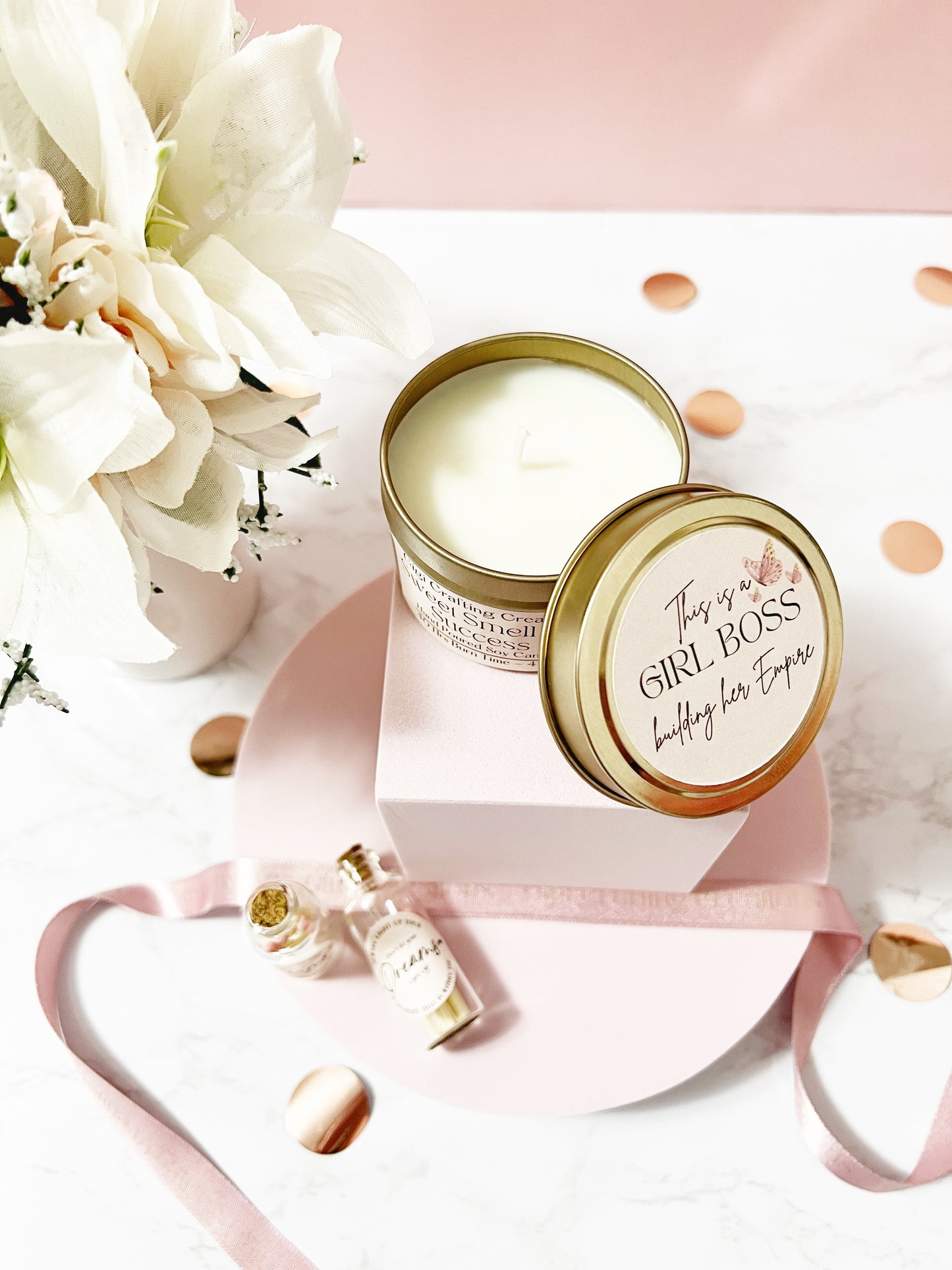 This is a GIRL BOSS building her Empire Candle
