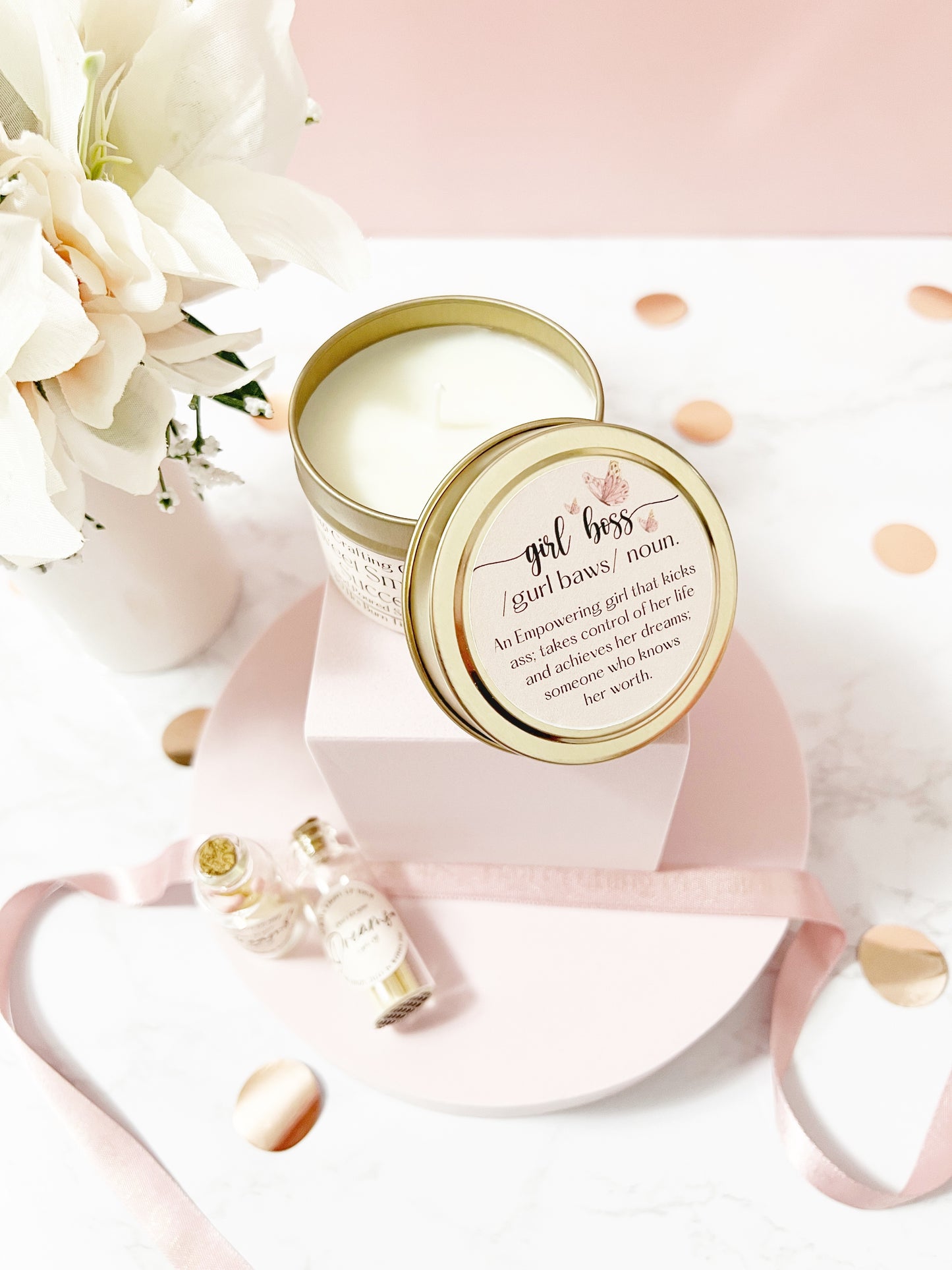 Girl Boss Meaning Candle