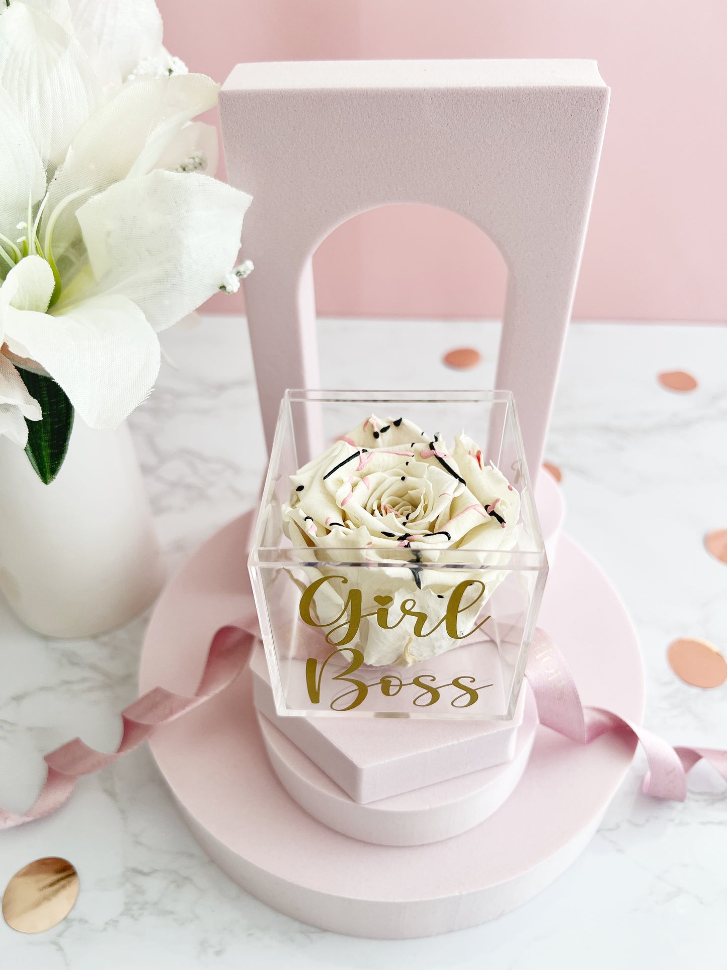 Girl Boss- Preserved Rose
