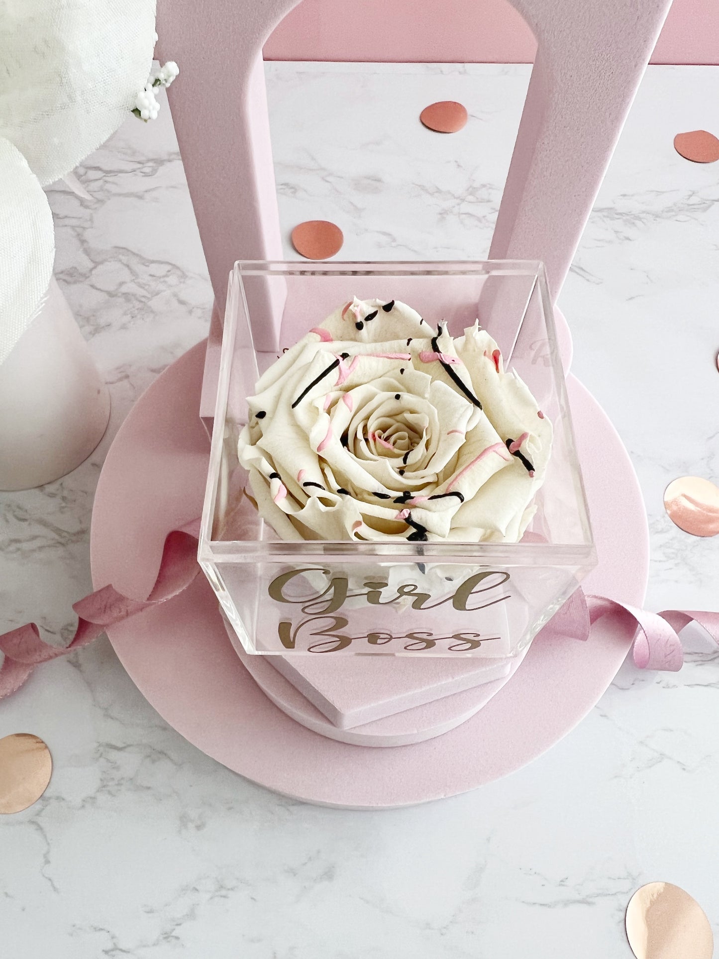 Girl Boss- Preserved Rose