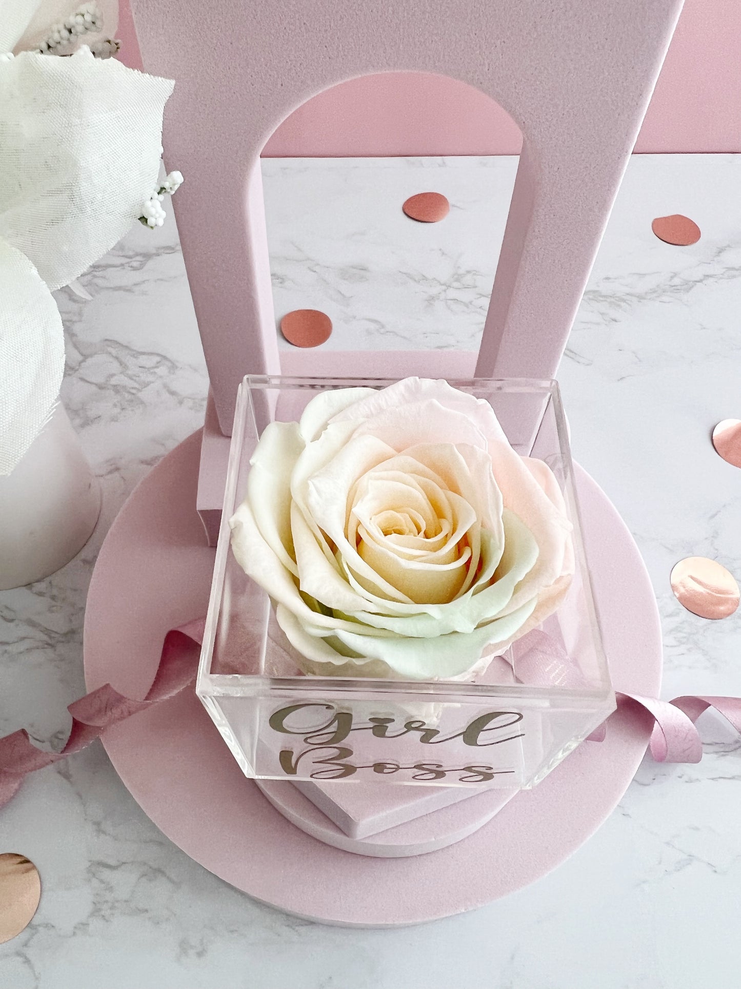 Girl Boss- Preserved Rose