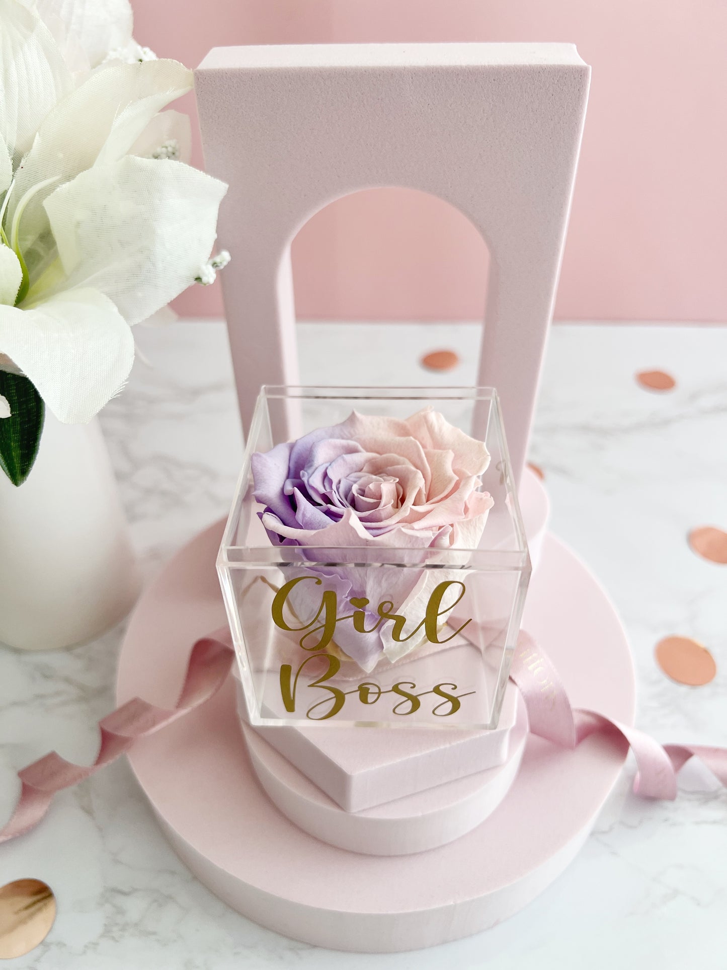 Girl Boss- Preserved Rose