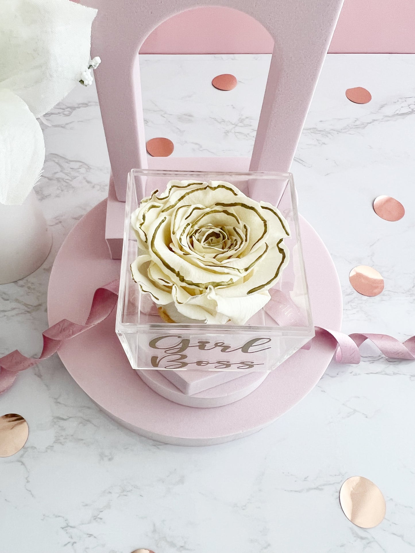 Girl Boss- Preserved Rose