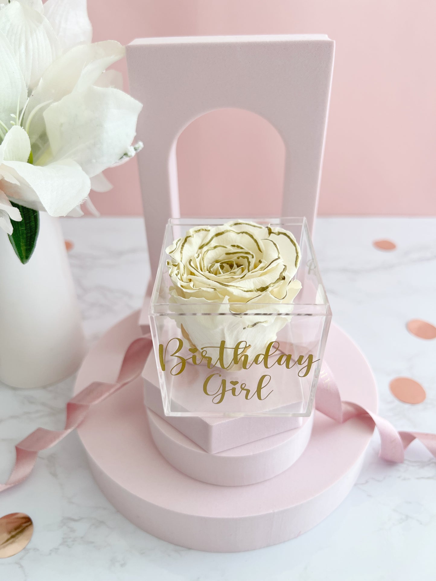 Birthday Girl - Preserved Rose