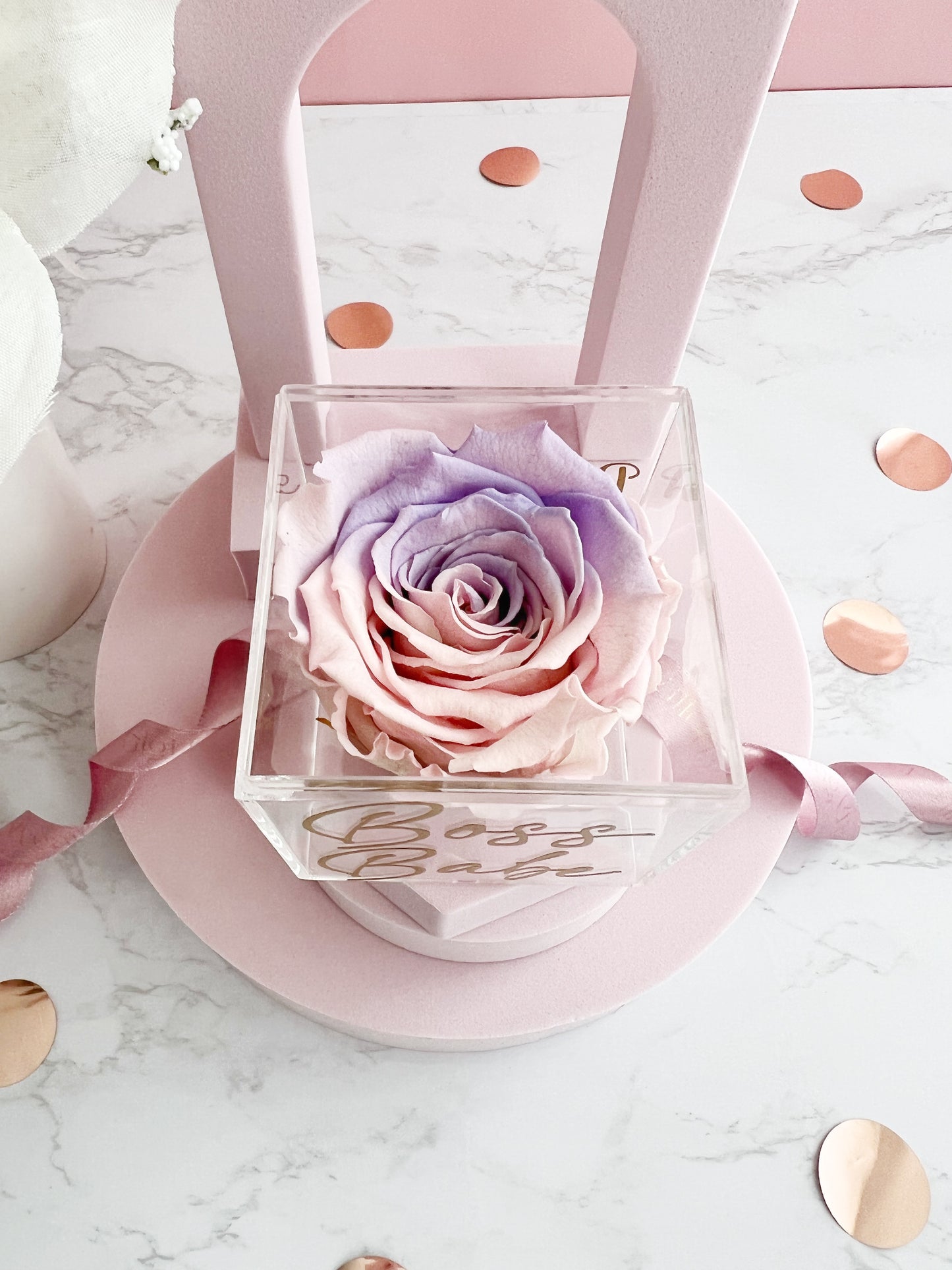 Boss Babe - Preserved Rose