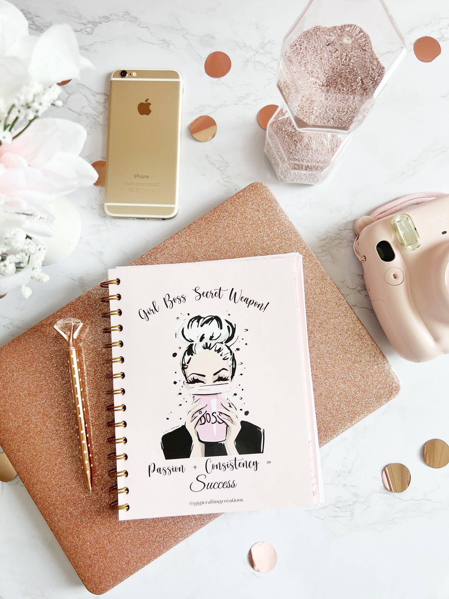 Girl Boss Notebook & Pen