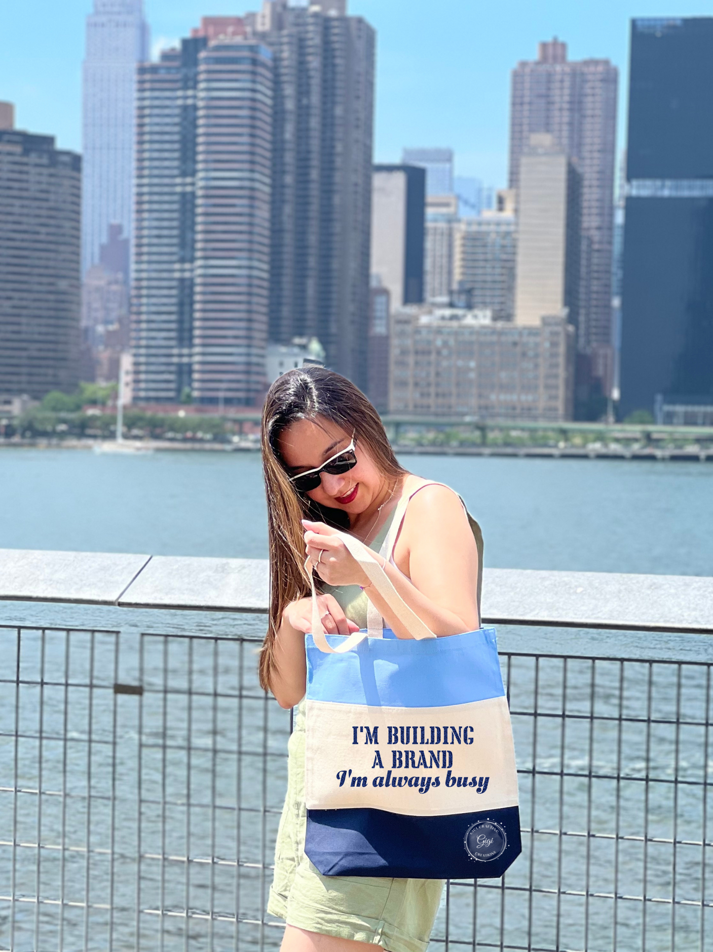 I'm building a Brand, I'm always Busy Tote Bag
