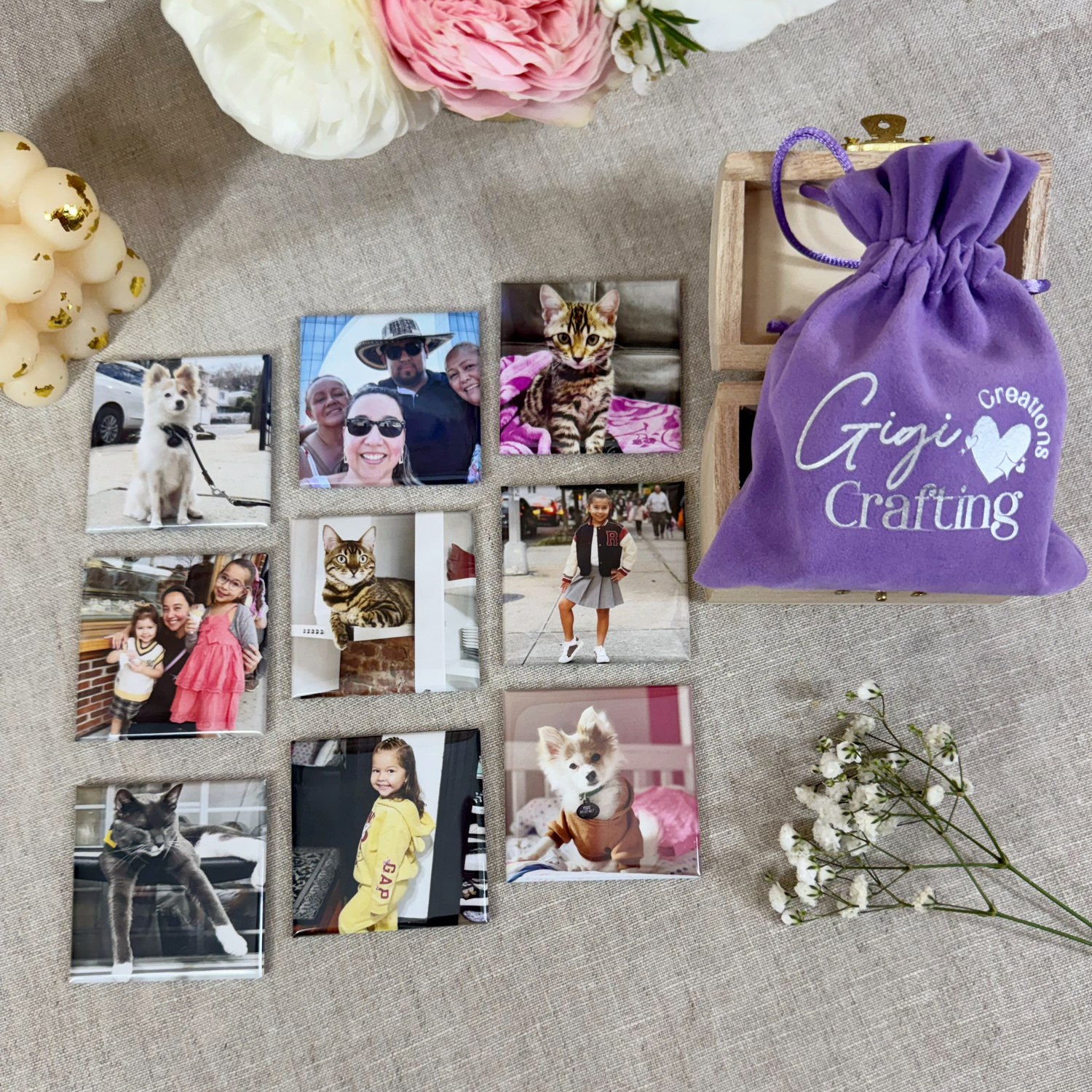 Custom Photo Magnet
