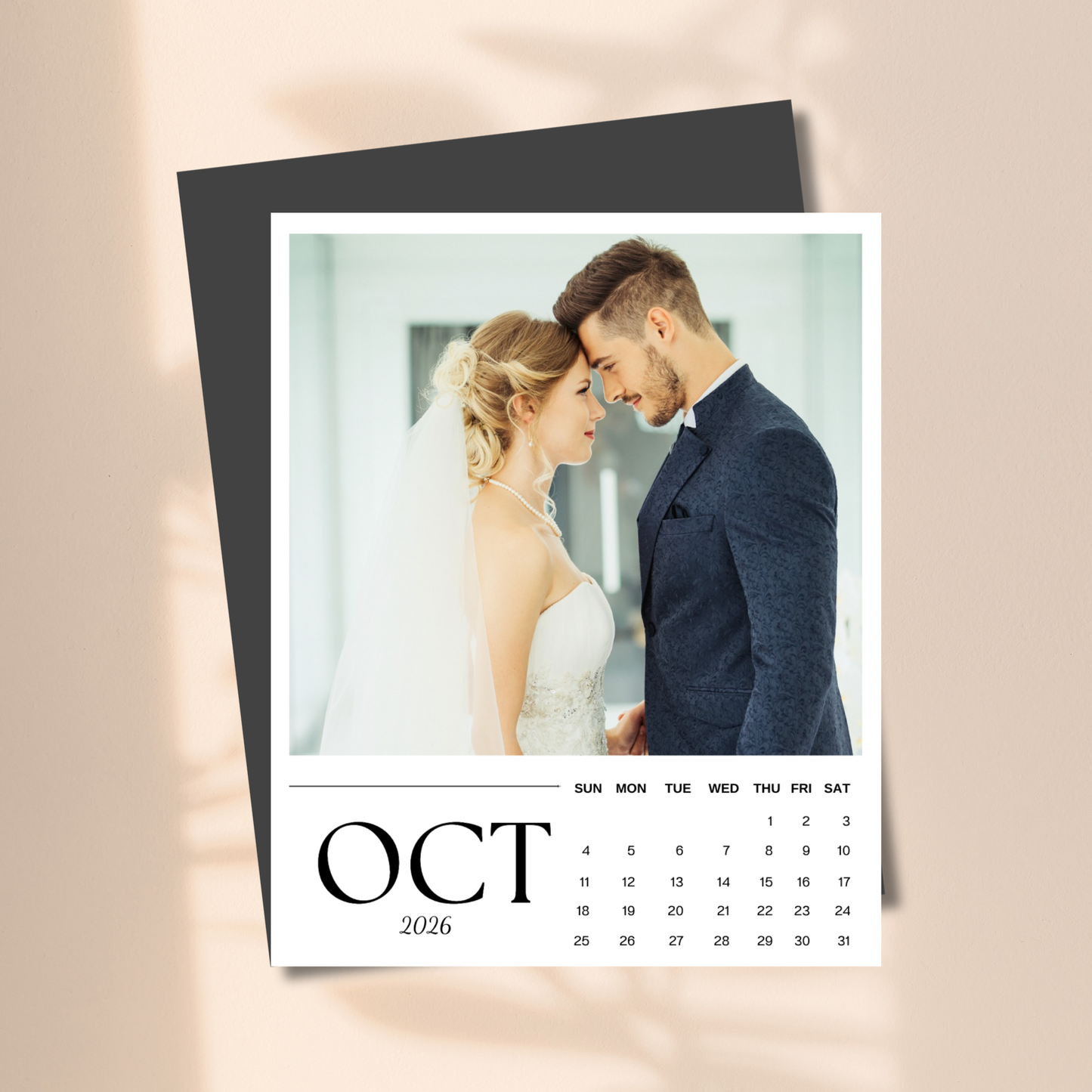 2026 Calendar Magnets Photo Keepsake - Set 12 Months