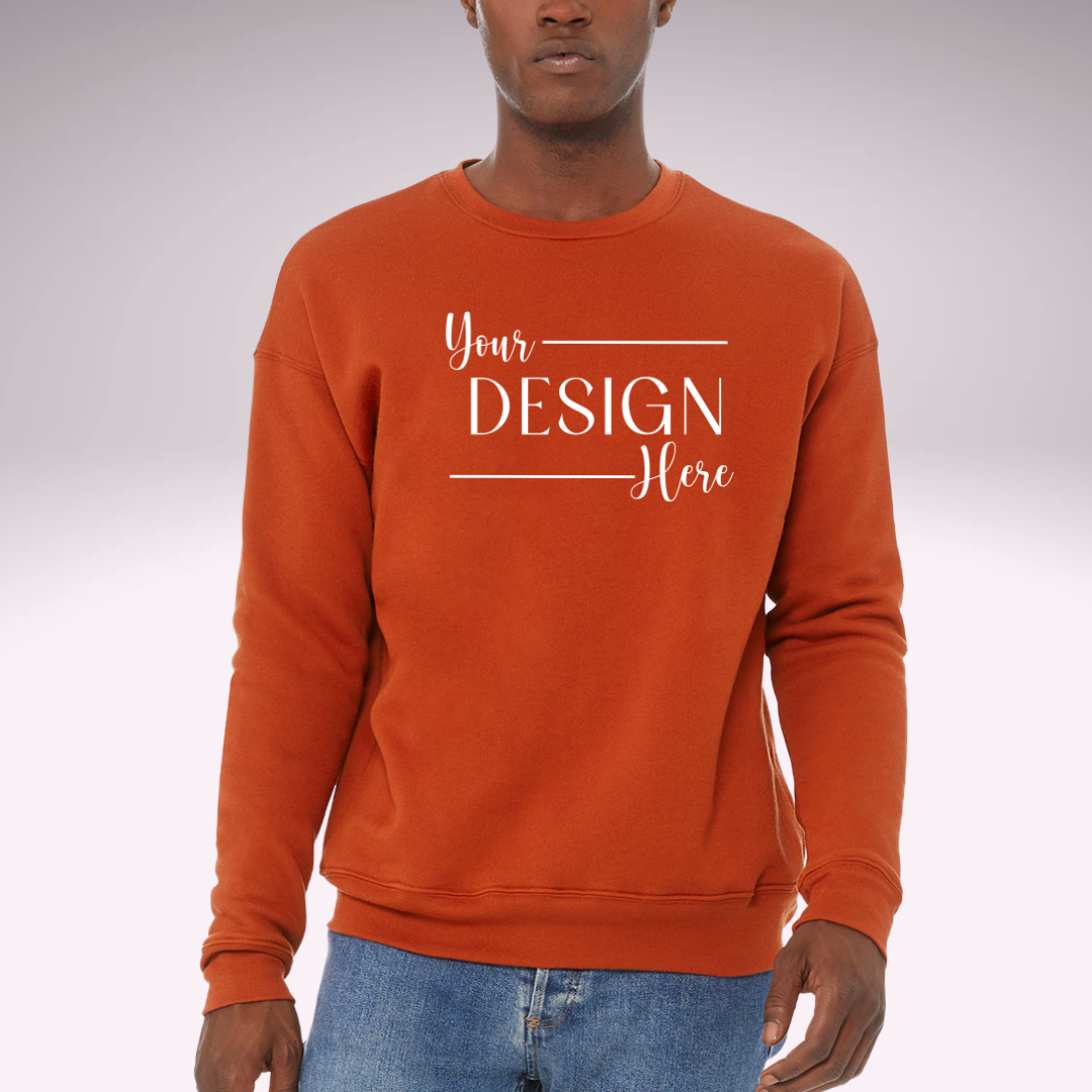 Bella + Canvas Ultra Soft Drop Shoulder Crewneck Sweatshirt