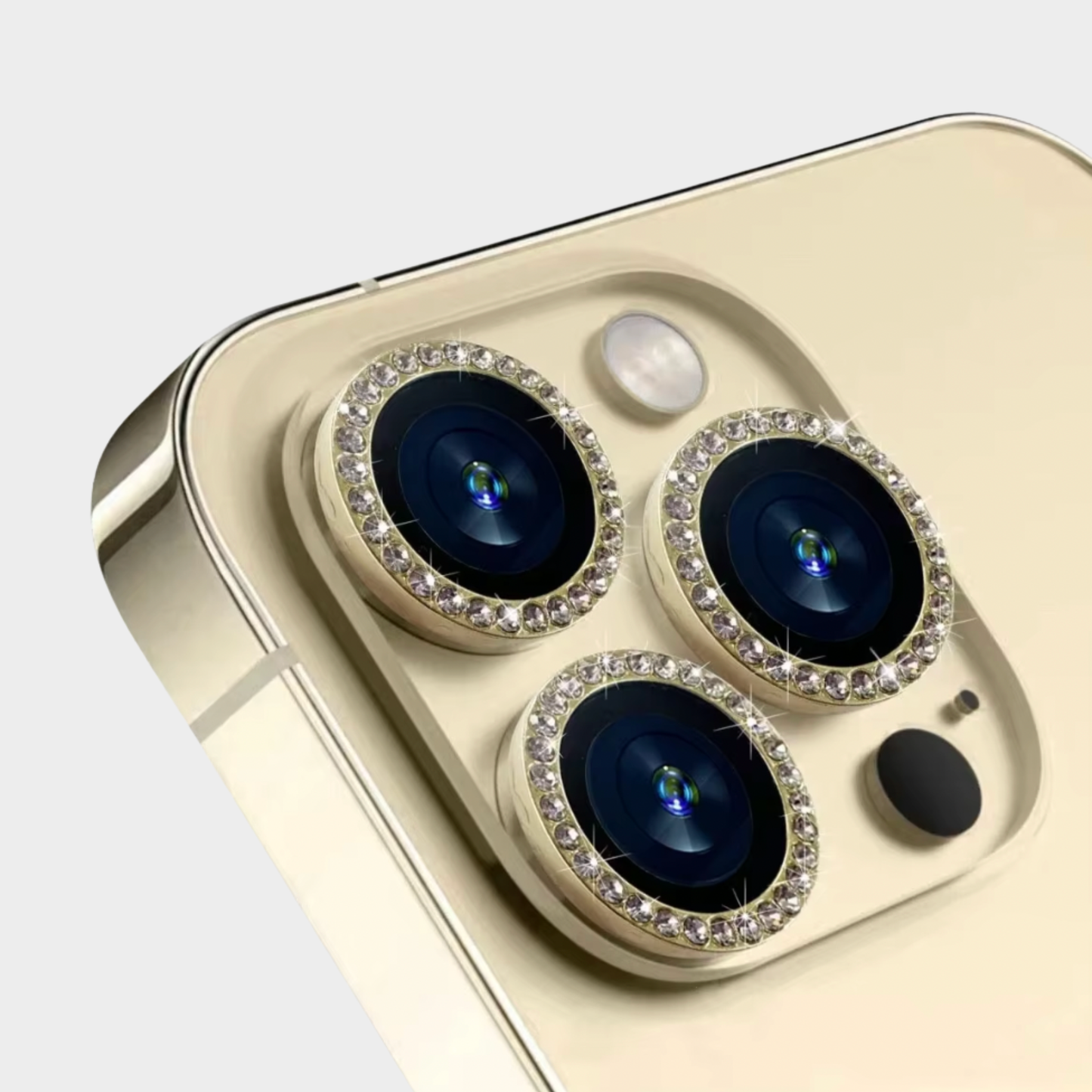 Gold Diamond Phone Camera Lens Protector