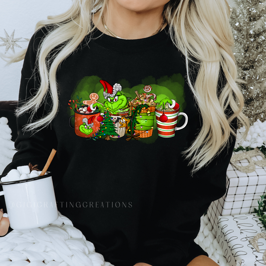 Grinch Coffee Crewneck