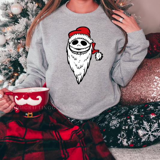 Jack Santa Hat Crewneck