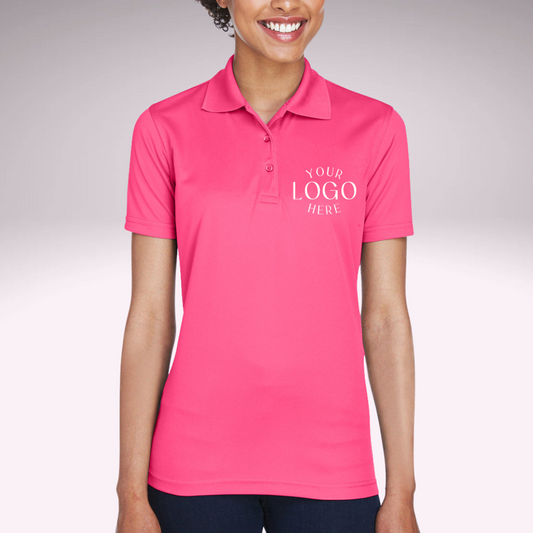 UltraClub Womens' Cool & Dry Mesh Piqué Polo