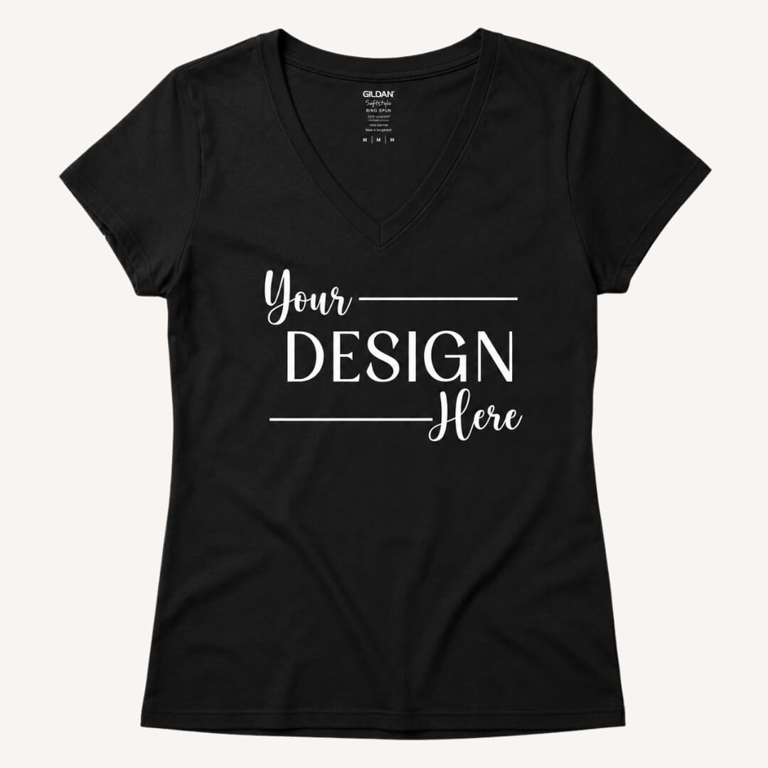Womens' SoftStyle V-Neck T-Shirt - Gildan