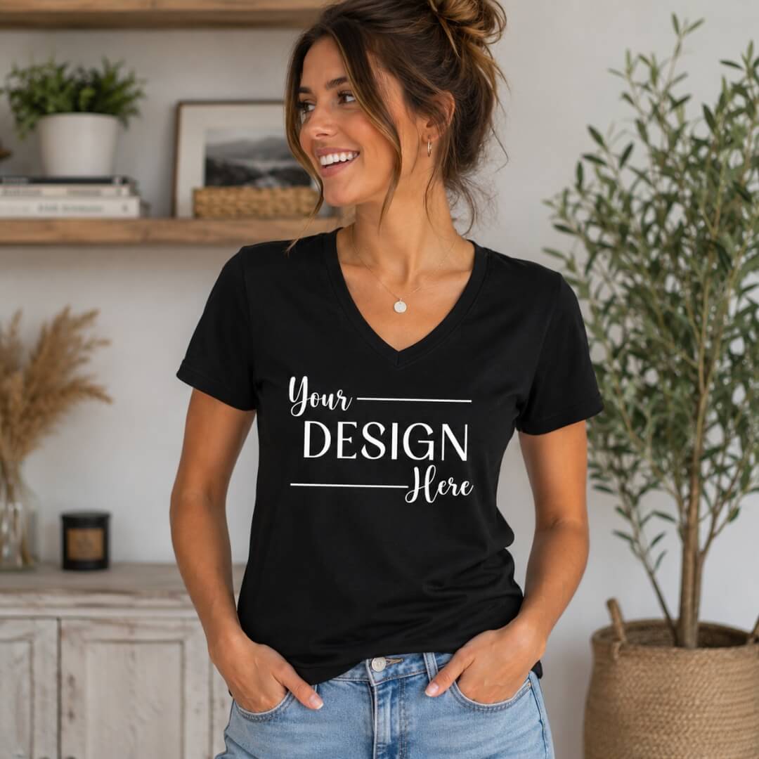 Womens' SoftStyle V-Neck T-Shirt - Gildan