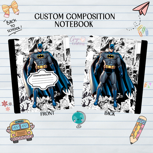 The Dark Vigilante  - Composition Notebook