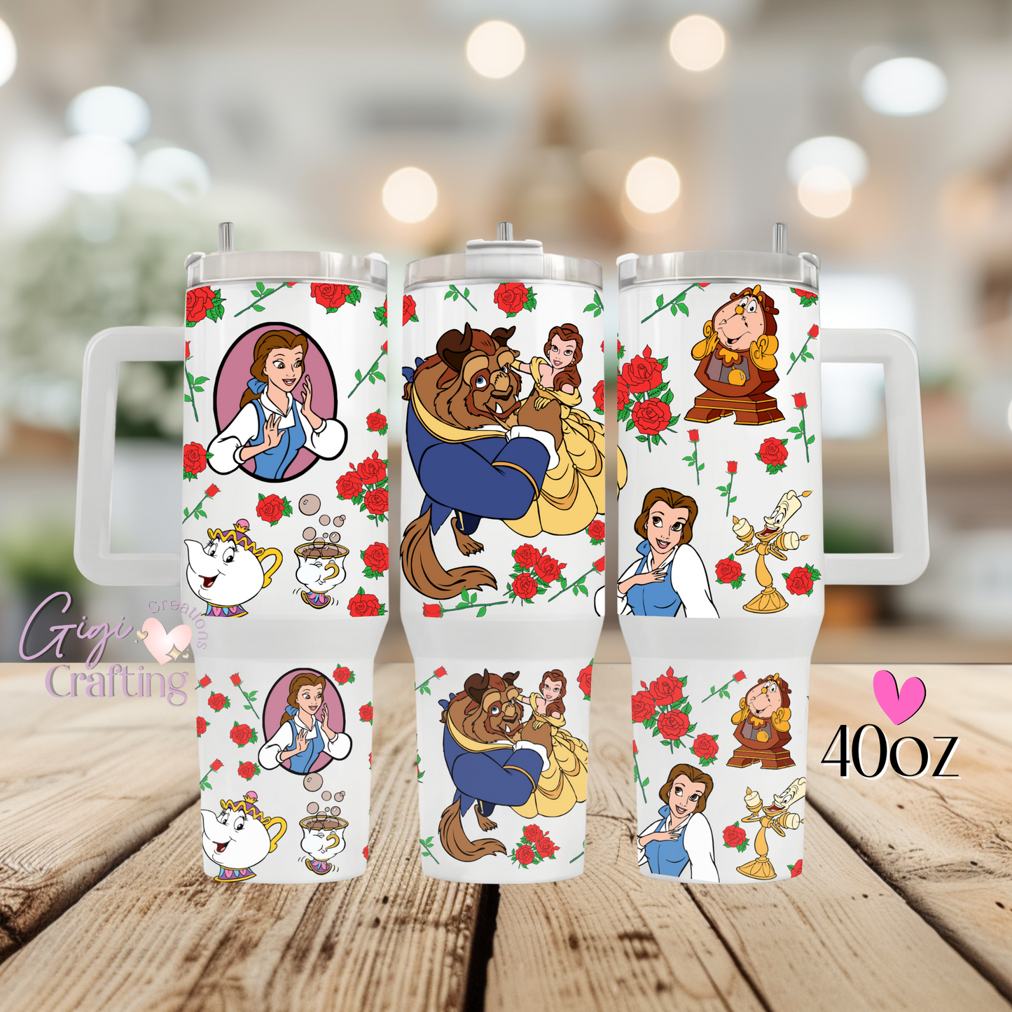 Belle Princess Dancing - 40oz Tumbler