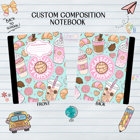 Cafecito y Chisme - Composition Notebook