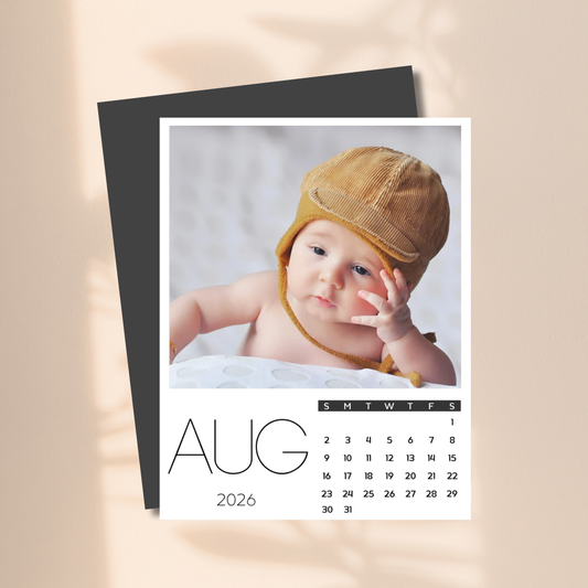2026 Calendar Photo Magnet Keepsake - Individual Month