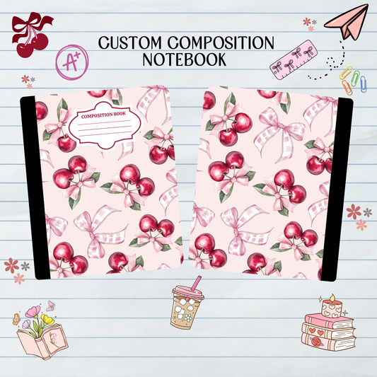 Cherries Coquette - Composition Notebook