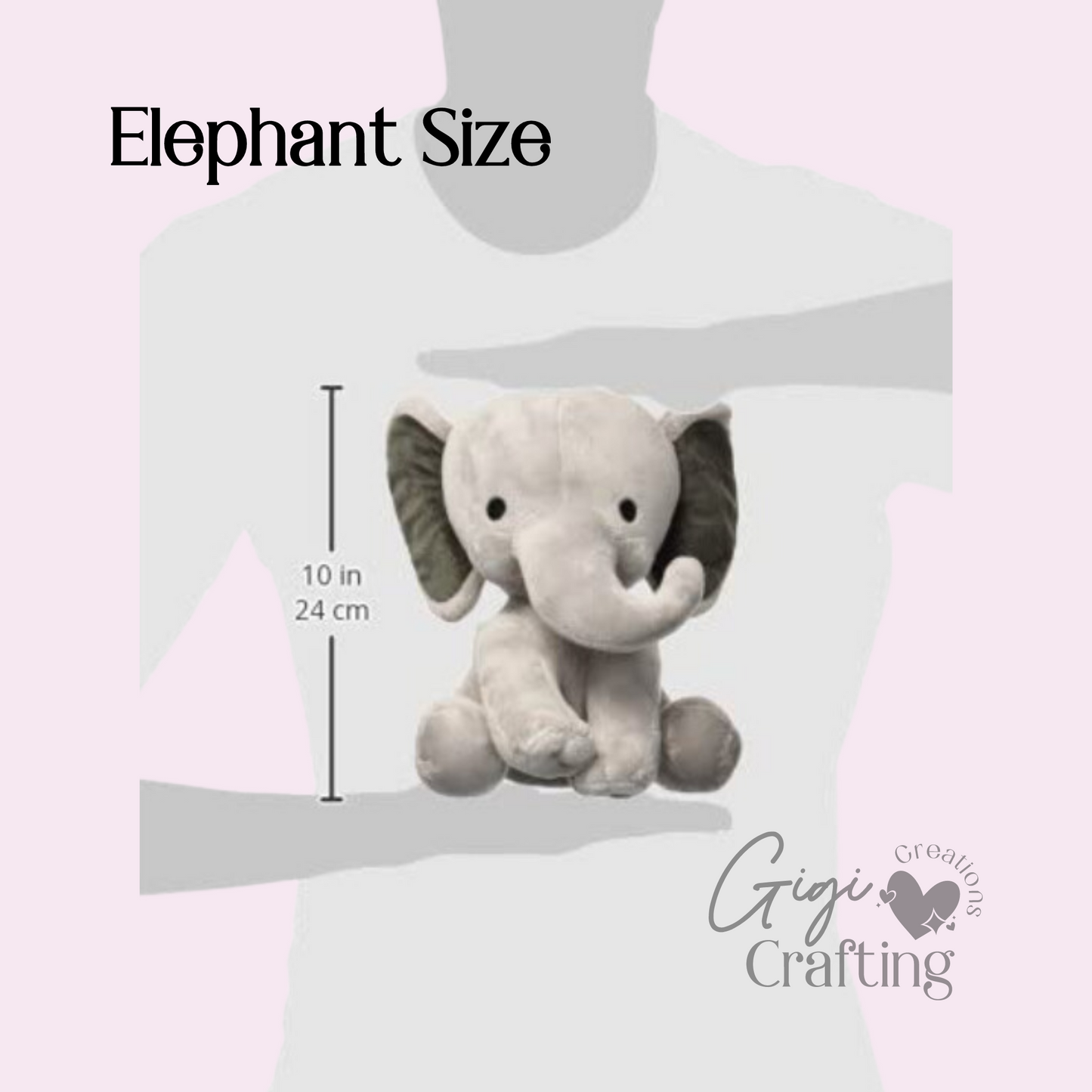 Baptist Christening Girl Gift Elephant