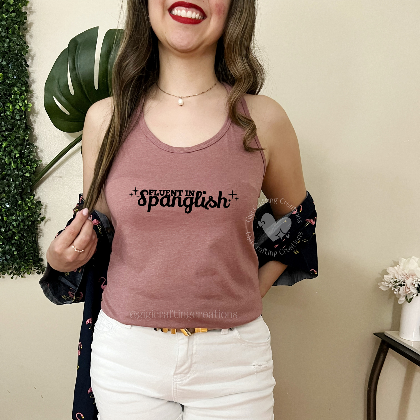 Fluent in Spanglish Tank Top