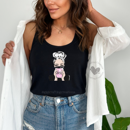 Girl Boss Coffee Tank Top