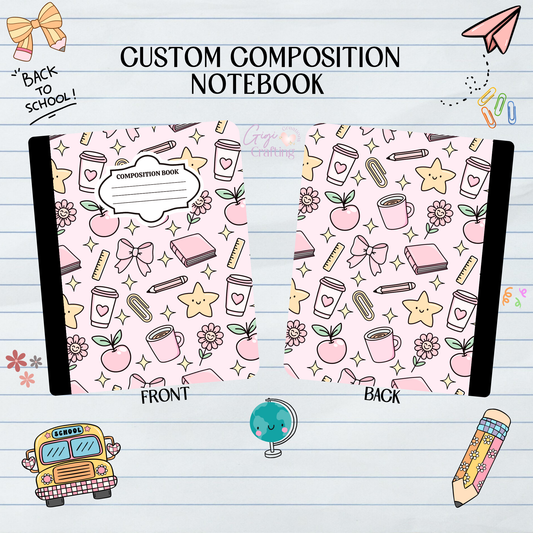 Teacher Girly Coquette - Composition Notebook