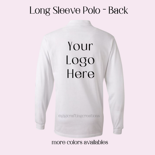 Custom Long Sleeve Polo