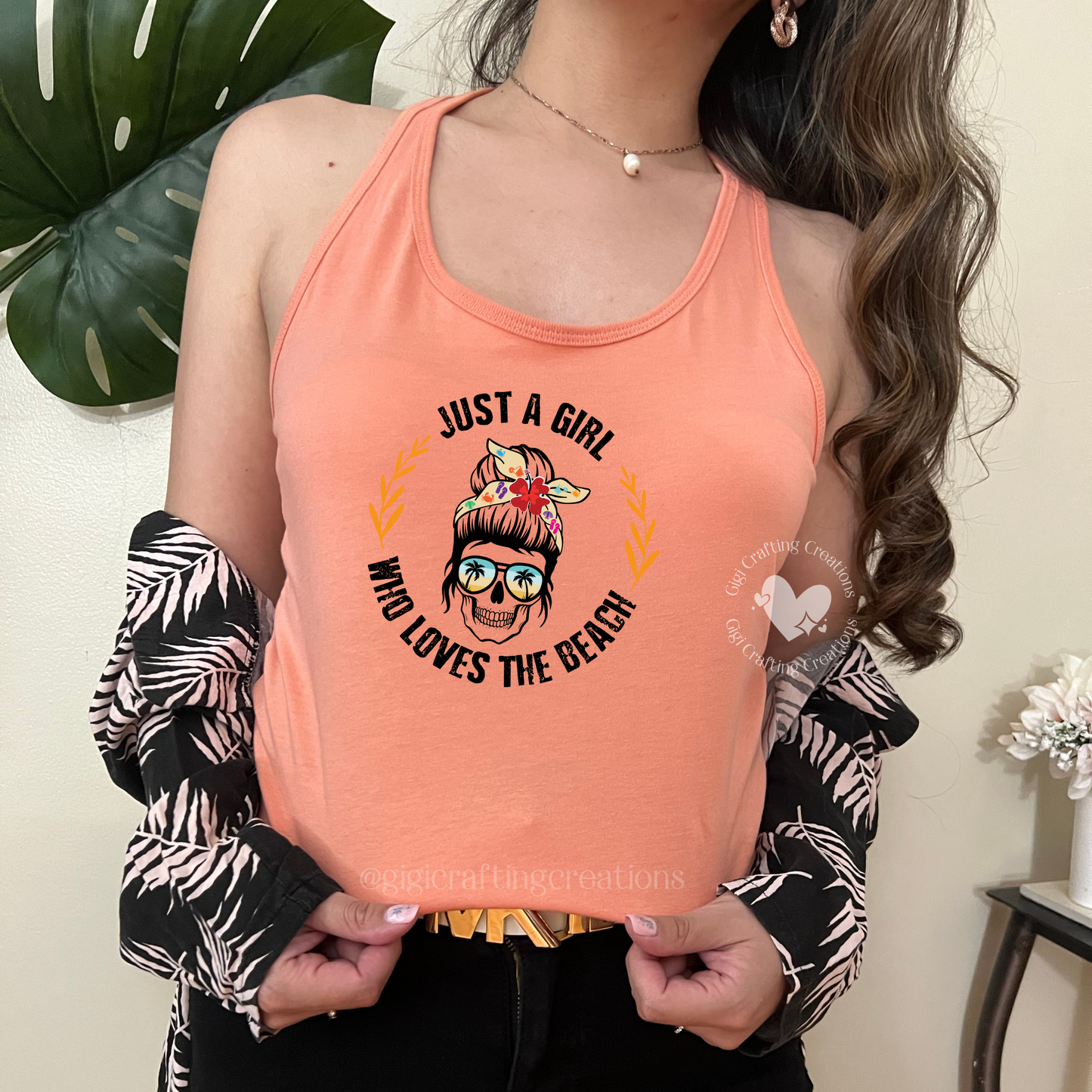 Just a Girl Who Loves the Beach Tank Top