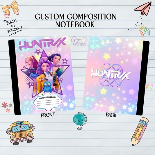 Girls Group Pop Stars - Composition Notebook