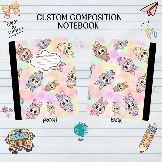 Monsters Characters - Composition Notebook