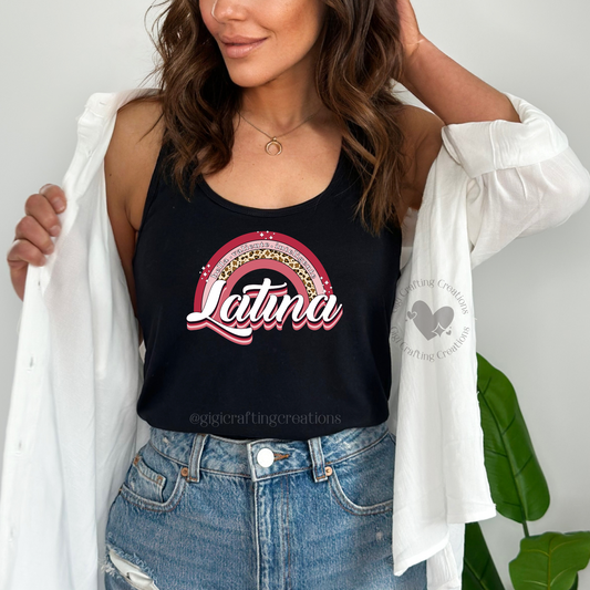 Latina Rainbow Empowered Tank Top