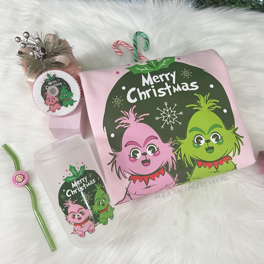 Merry Christmas Babies Grinches Holiday Gift Box Set
