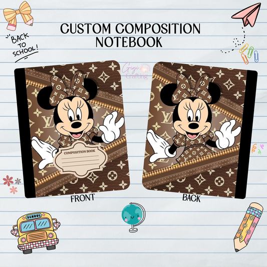 Mice Zipper - Composition Notebook