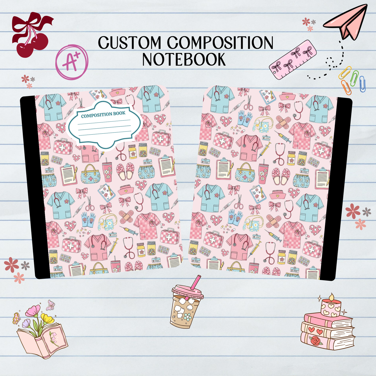 Nurse Stuff - Composition Notebook