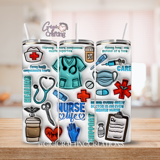 Nurse Life Healing - 20oz Regular Tumbler