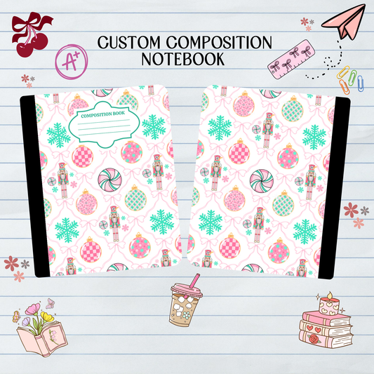 Pastel Nutcracker Xmas - Composition Notebook