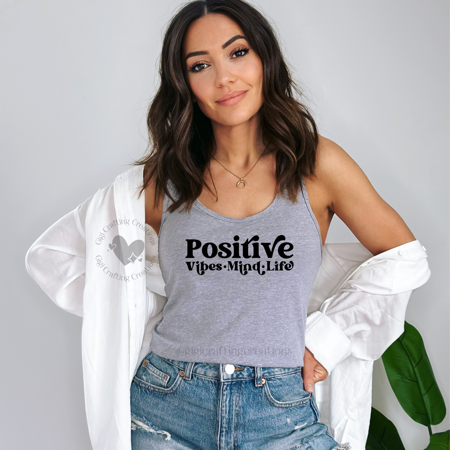 Positive Vibes Mind Life  Tank Top