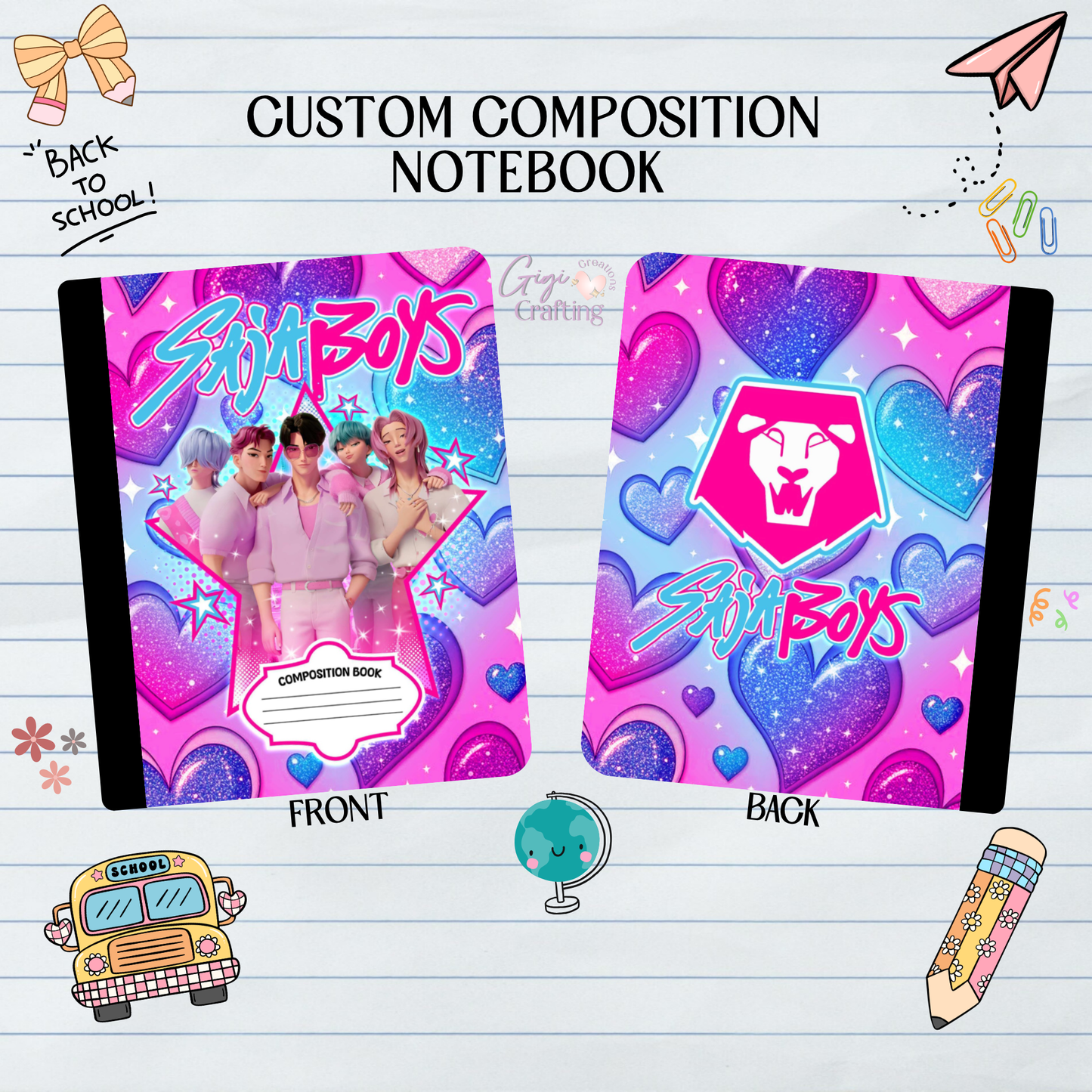 Saja Boys Singers - Composition Notebook