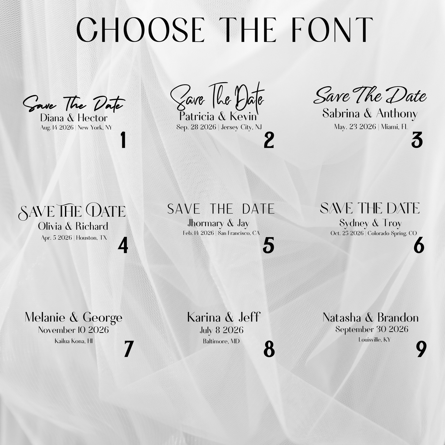 Save The Date Magnets