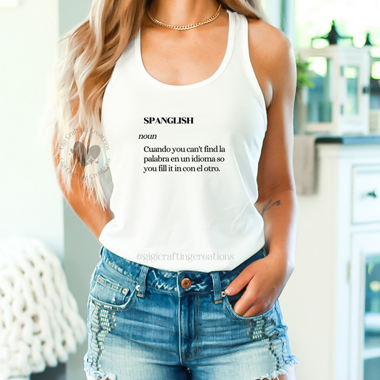 Spanglish Definition Tank Top